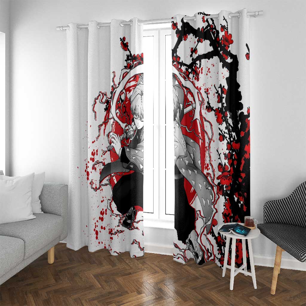 Zenitsu Agatsuma - Demon Slayer Window Curtain Anime Japan Style