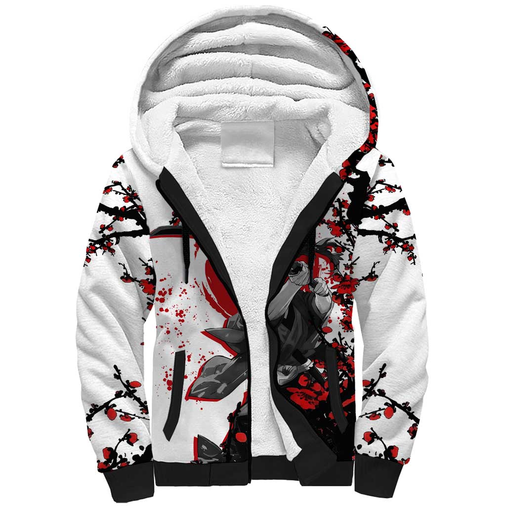 Yoriichi Tsugikuni - Demon Slayer Sherpa Hoodie Anime Japan Style
