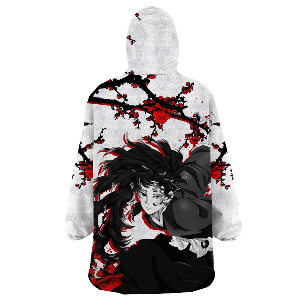 Yoriichi Tsugikuni - Demon Slayer Wearable Blanket Hoodie Anime Japan Style