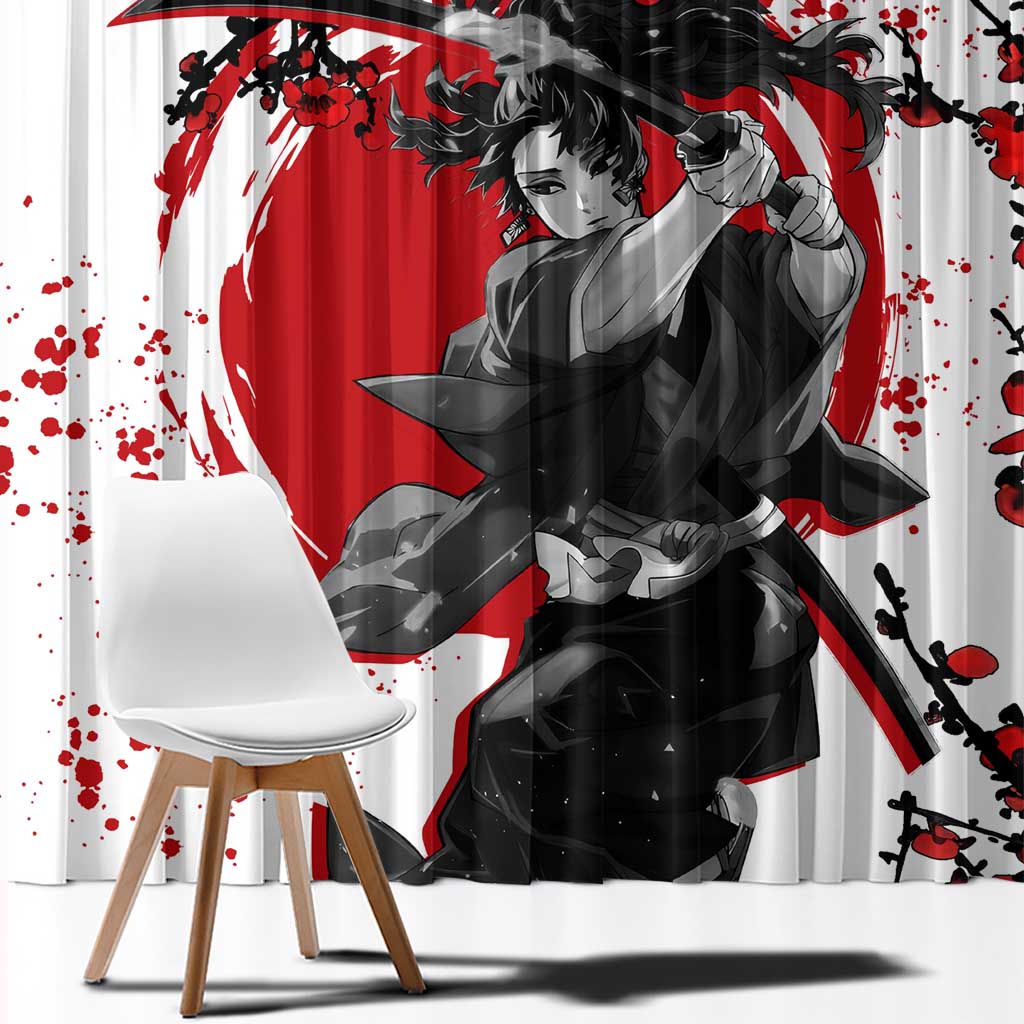 Yoriichi Tsugikuni - Demon Slayer Window Curtain Anime Japan Style