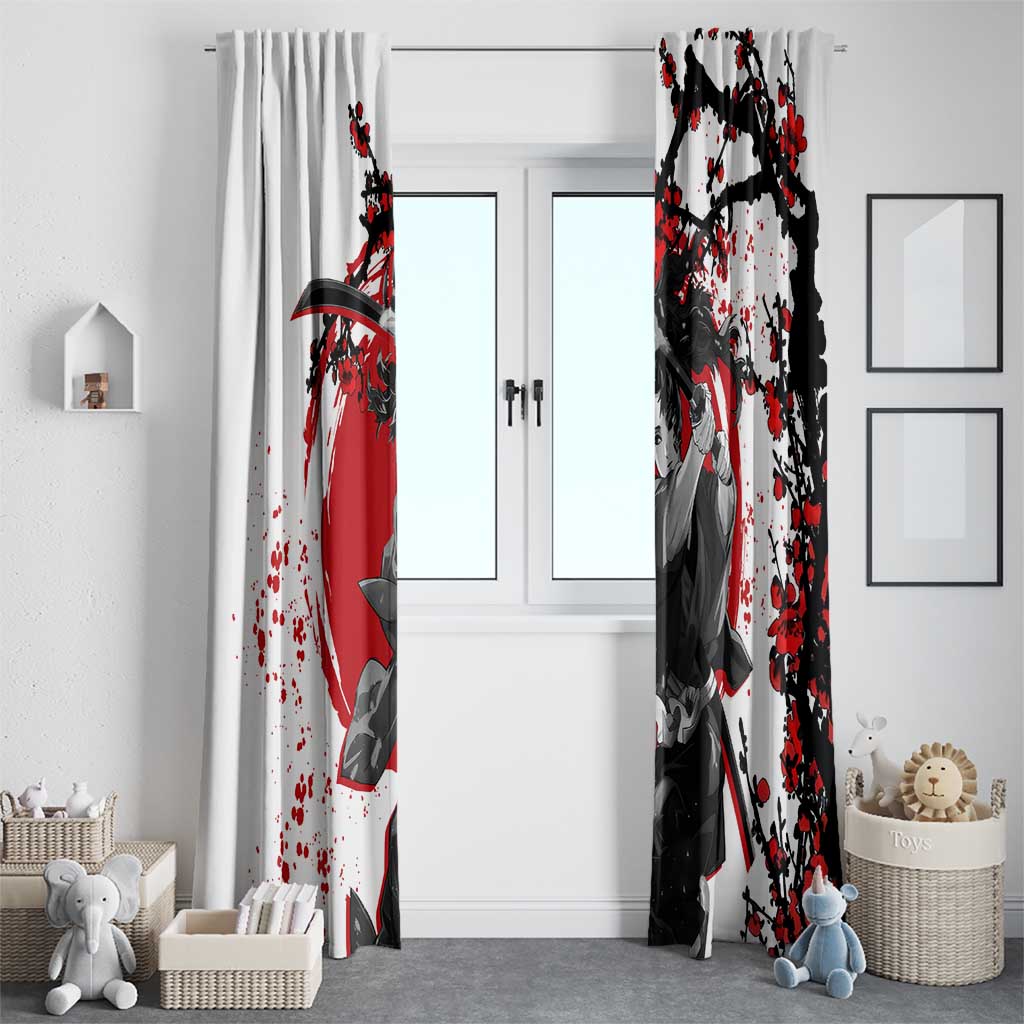 Yoriichi Tsugikuni - Demon Slayer Window Curtain Anime Japan Style