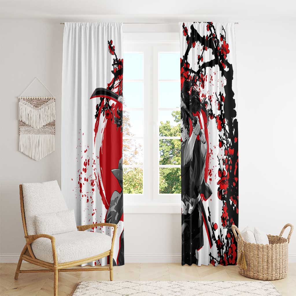 Yoriichi Tsugikuni - Demon Slayer Window Curtain Anime Japan Style