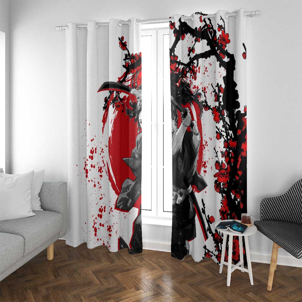 Yoriichi Tsugikuni - Demon Slayer Window Curtain Anime Japan Style