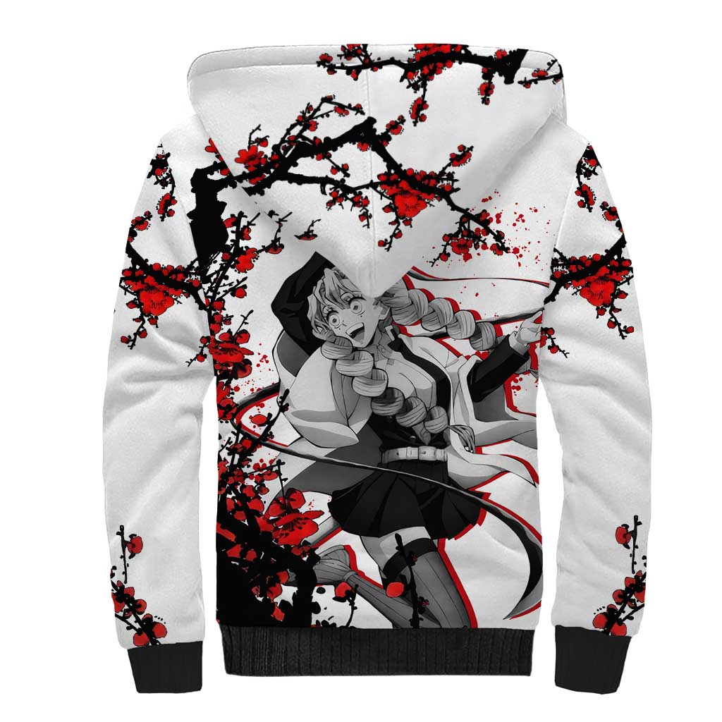 Mitsuri Kanroji - Demon Slayer Sherpa Hoodie Anime Japan Style