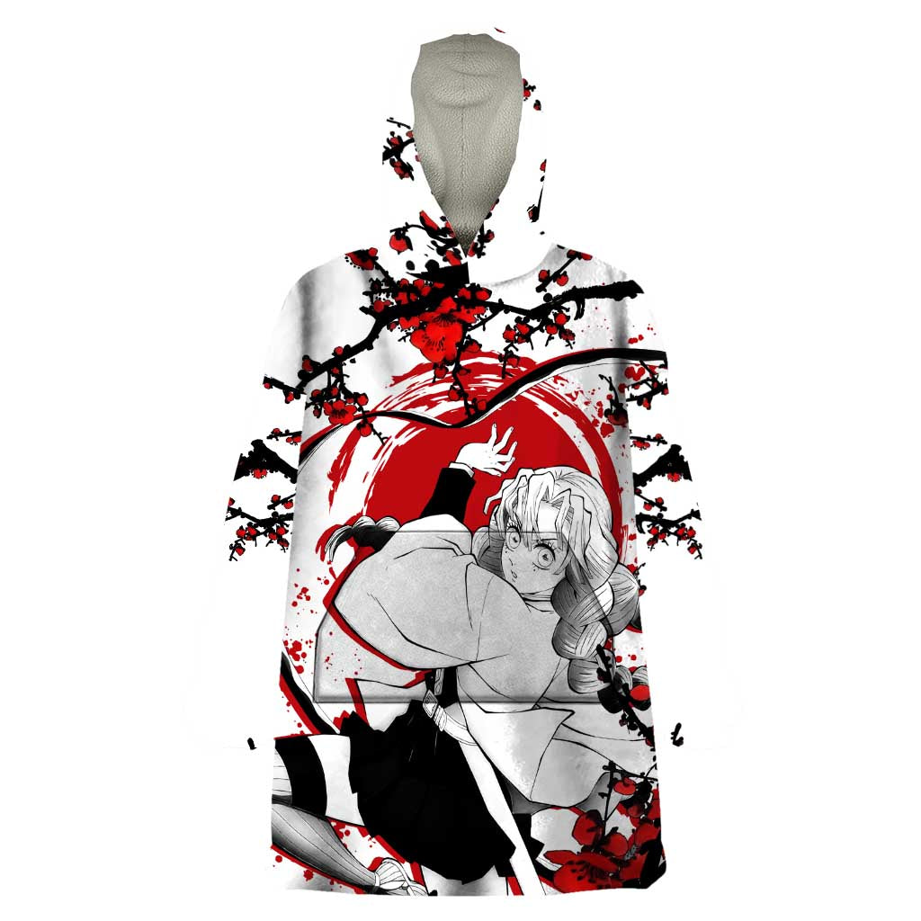 Mitsuri Kanroji - Demon Slayer Wearable Blanket Hoodie Anime Japan Style