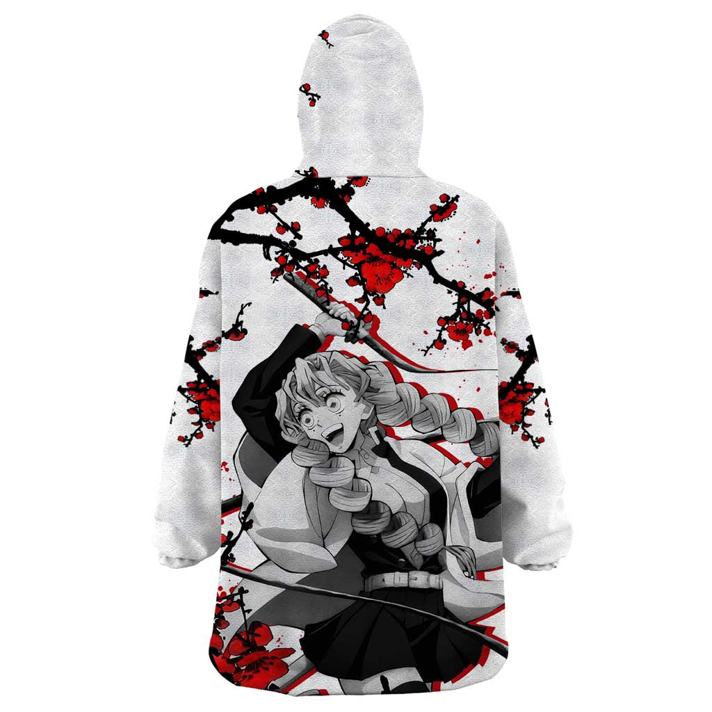 Mitsuri Kanroji - Demon Slayer Wearable Blanket Hoodie Anime Japan Style