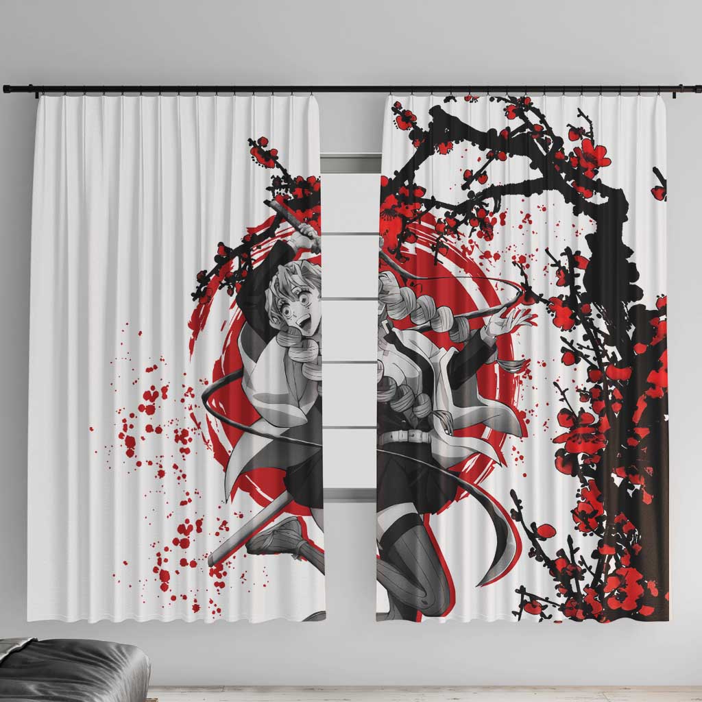 Mitsuri Kanroji - Demon Slayer Window Curtain Anime Japan Style