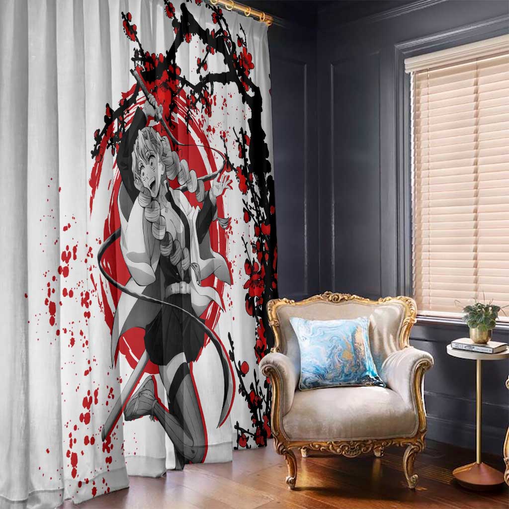 Mitsuri Kanroji - Demon Slayer Window Curtain Anime Japan Style