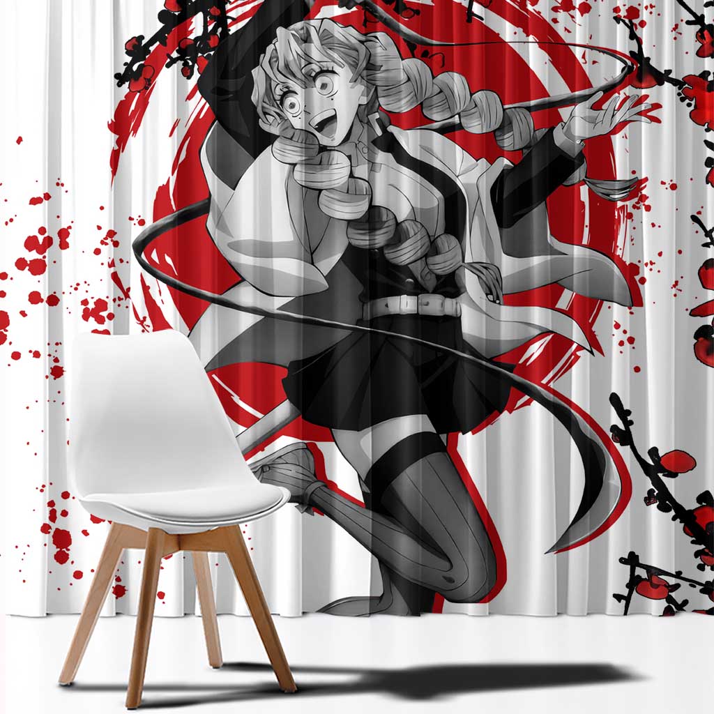 Mitsuri Kanroji - Demon Slayer Window Curtain Anime Japan Style