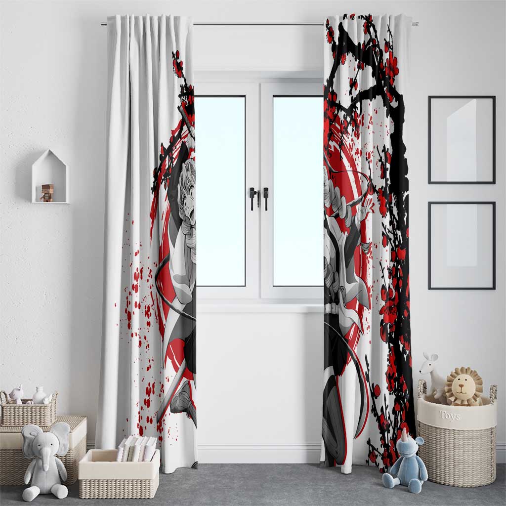 Mitsuri Kanroji - Demon Slayer Window Curtain Anime Japan Style