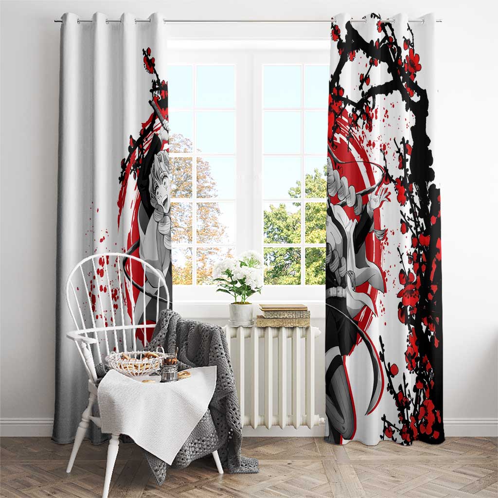 Mitsuri Kanroji - Demon Slayer Window Curtain Anime Japan Style
