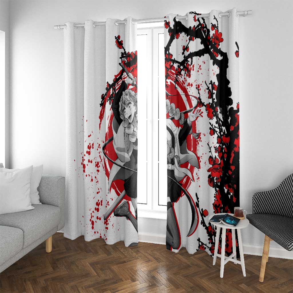 Mitsuri Kanroji - Demon Slayer Window Curtain Anime Japan Style