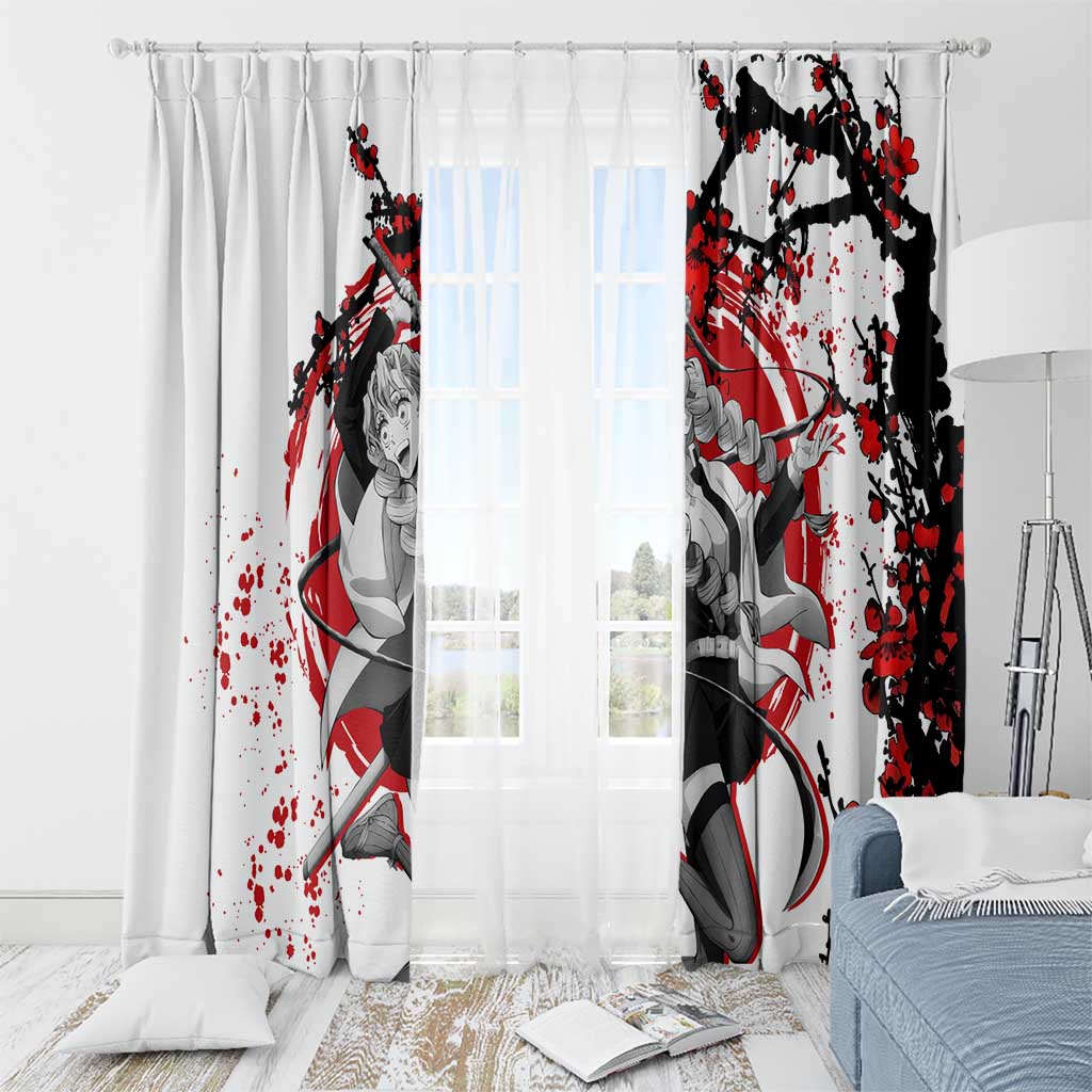 Mitsuri Kanroji - Demon Slayer Window Curtain Anime Japan Style