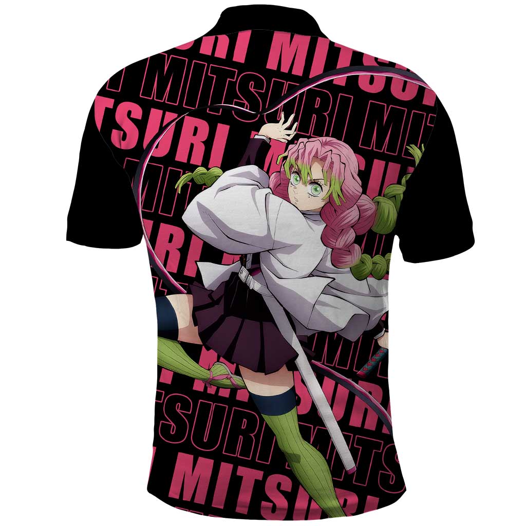 Mitsuri Kanroji - Demon Slayer Polo Shirt Anime Style