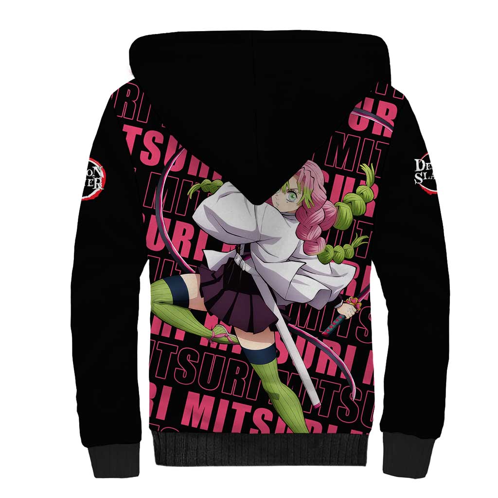 Mitsuri Kanroji - Demon Slayer Sherpa Hoodie Anime Style