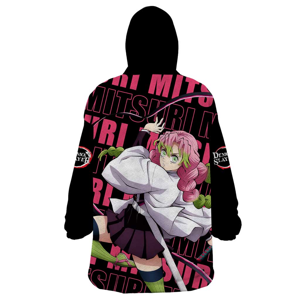 Mitsuri Kanroji - Demon Slayer Wearable Blanket Hoodie Anime Style