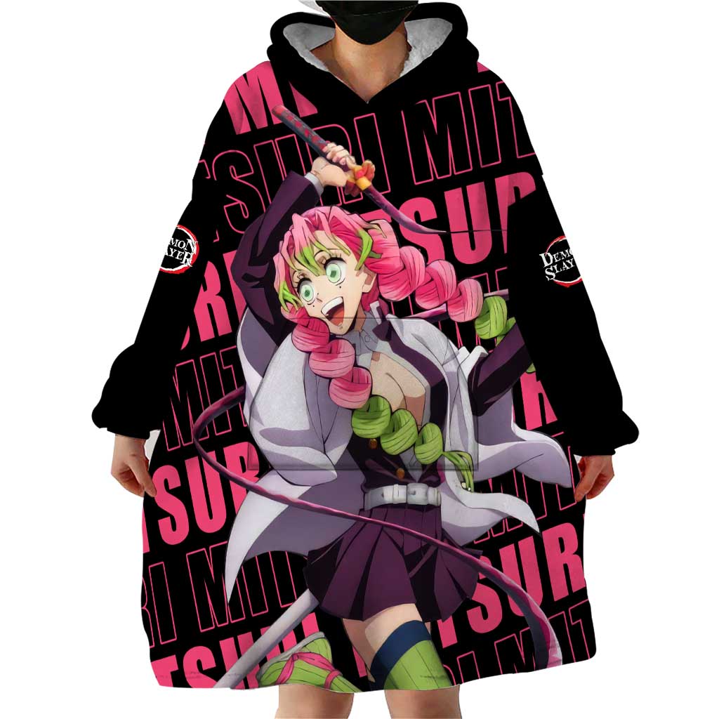 Mitsuri Kanroji - Demon Slayer Wearable Blanket Hoodie Anime Style