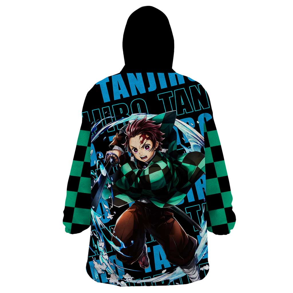 Tanjiro Kamado - Demon Slayer Wearable Blanket Hoodie Anime Style