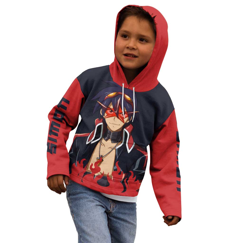 Simon - Tengen Toppa Guren Lagann Kid Hoodie Anime Style