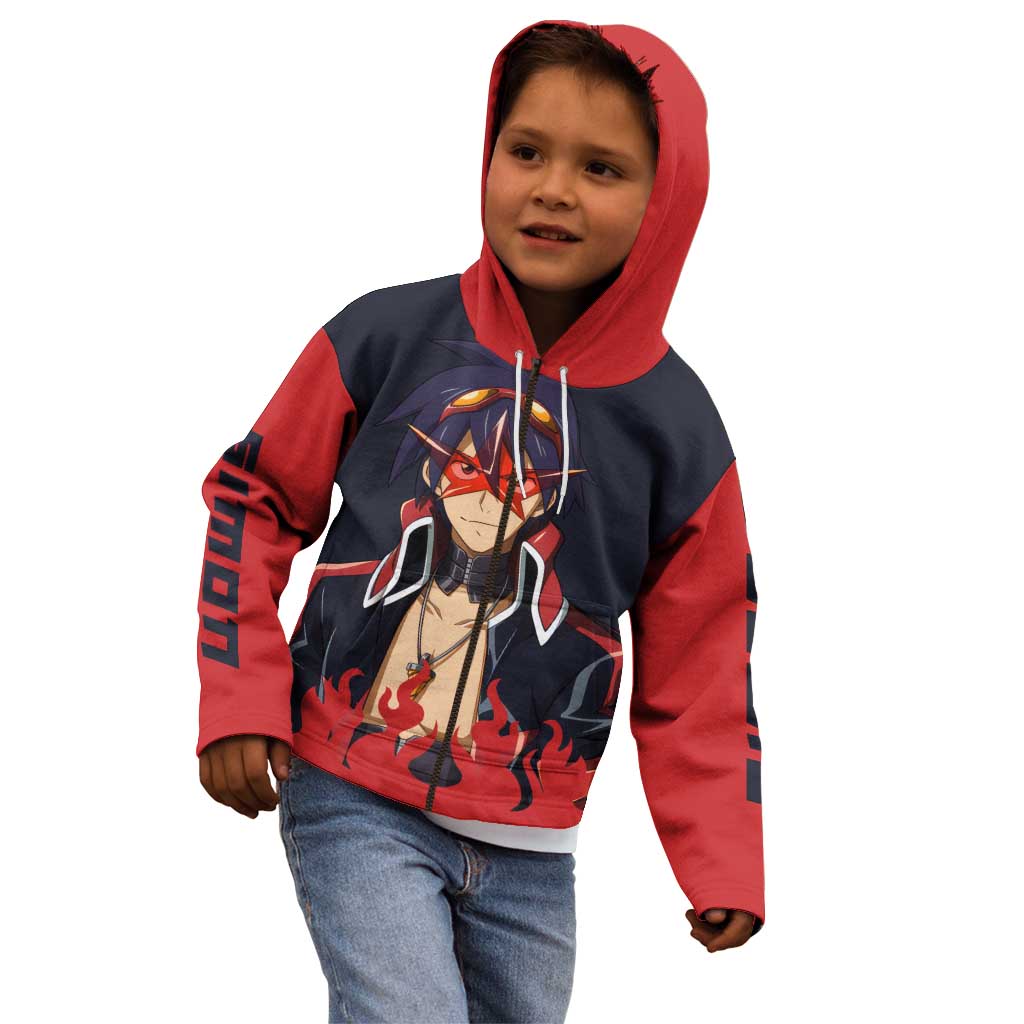 Simon - Tengen Toppa Guren Lagann Kid Hoodie Anime Style