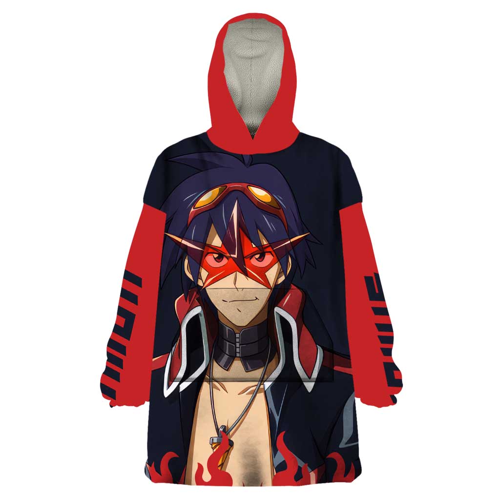 Simon - Tengen Toppa Guren Lagann Wearable Blanket Hoodie Anime Style