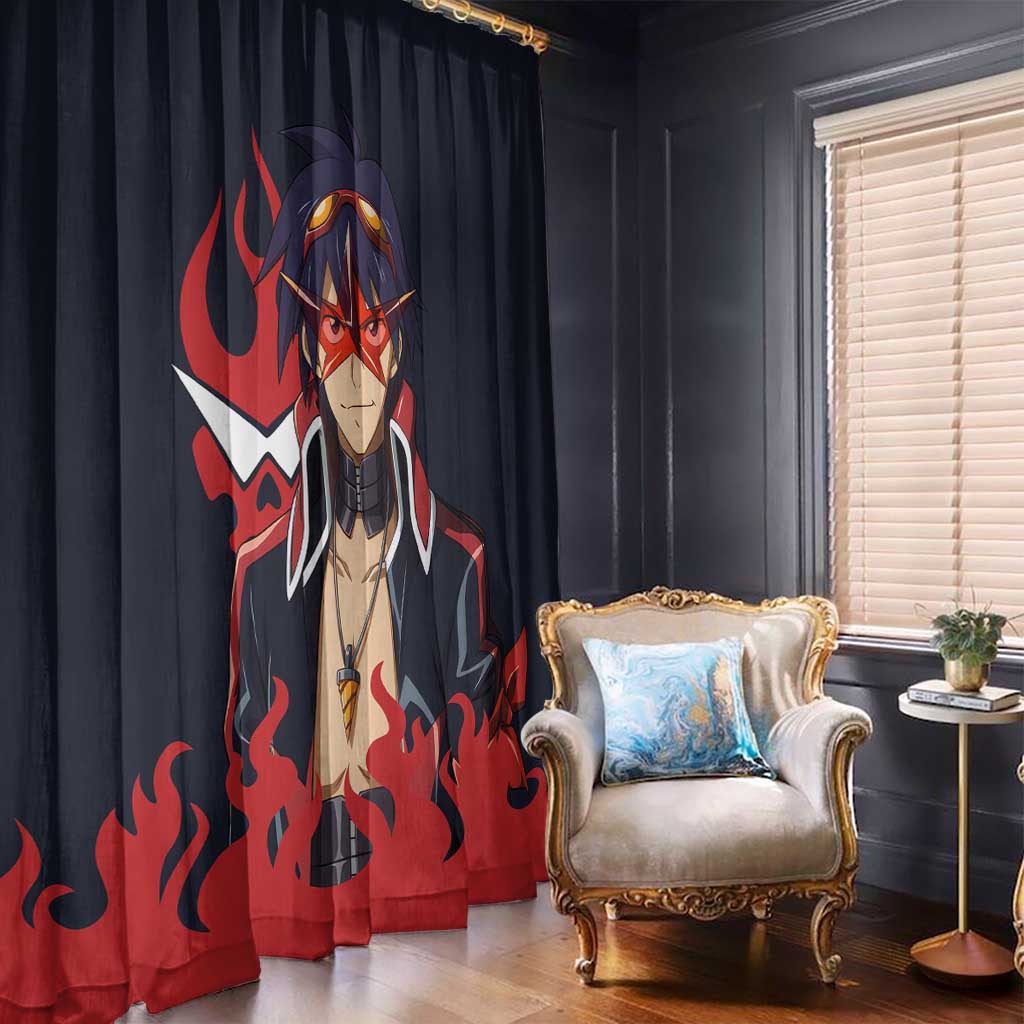 Simon - Tengen Toppa Guren Lagann Window Curtain Anime Style
