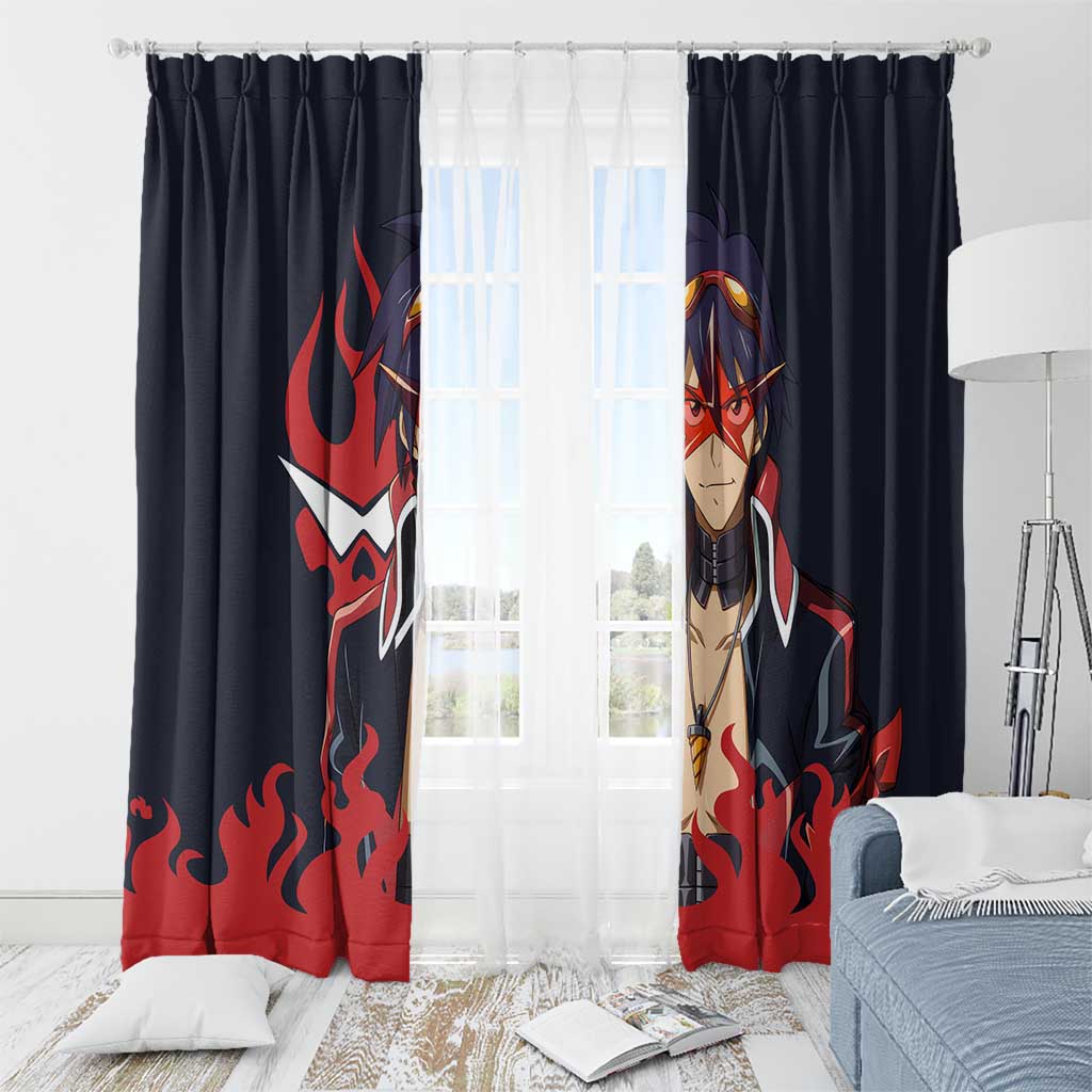 Simon - Tengen Toppa Guren Lagann Window Curtain Anime Style