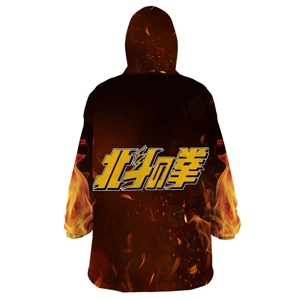 Akira - Fist Of The North Star Wearable Blanket Hoodie Anime Style