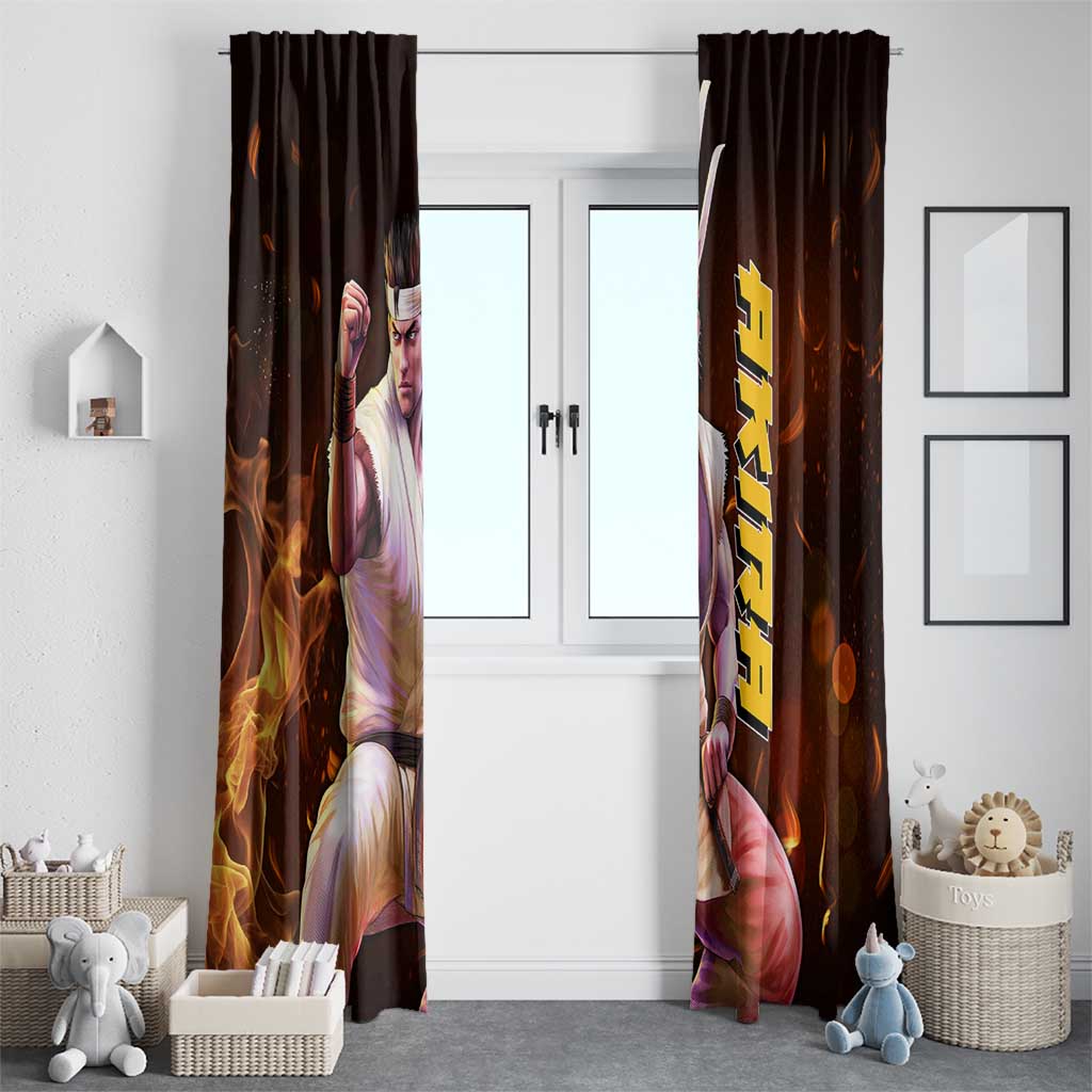 Akira - Fist Of The North Star Window Curtain Anime Style