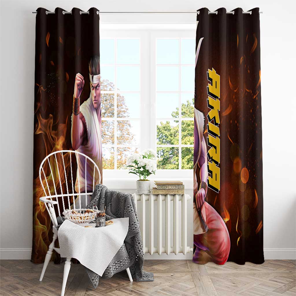 Akira - Fist Of The North Star Window Curtain Anime Style