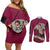 Charlotte Katakuri - One Piece Couples Matching Off Shoulder Short Dress and Long Sleeve Button Shirt Anime Style