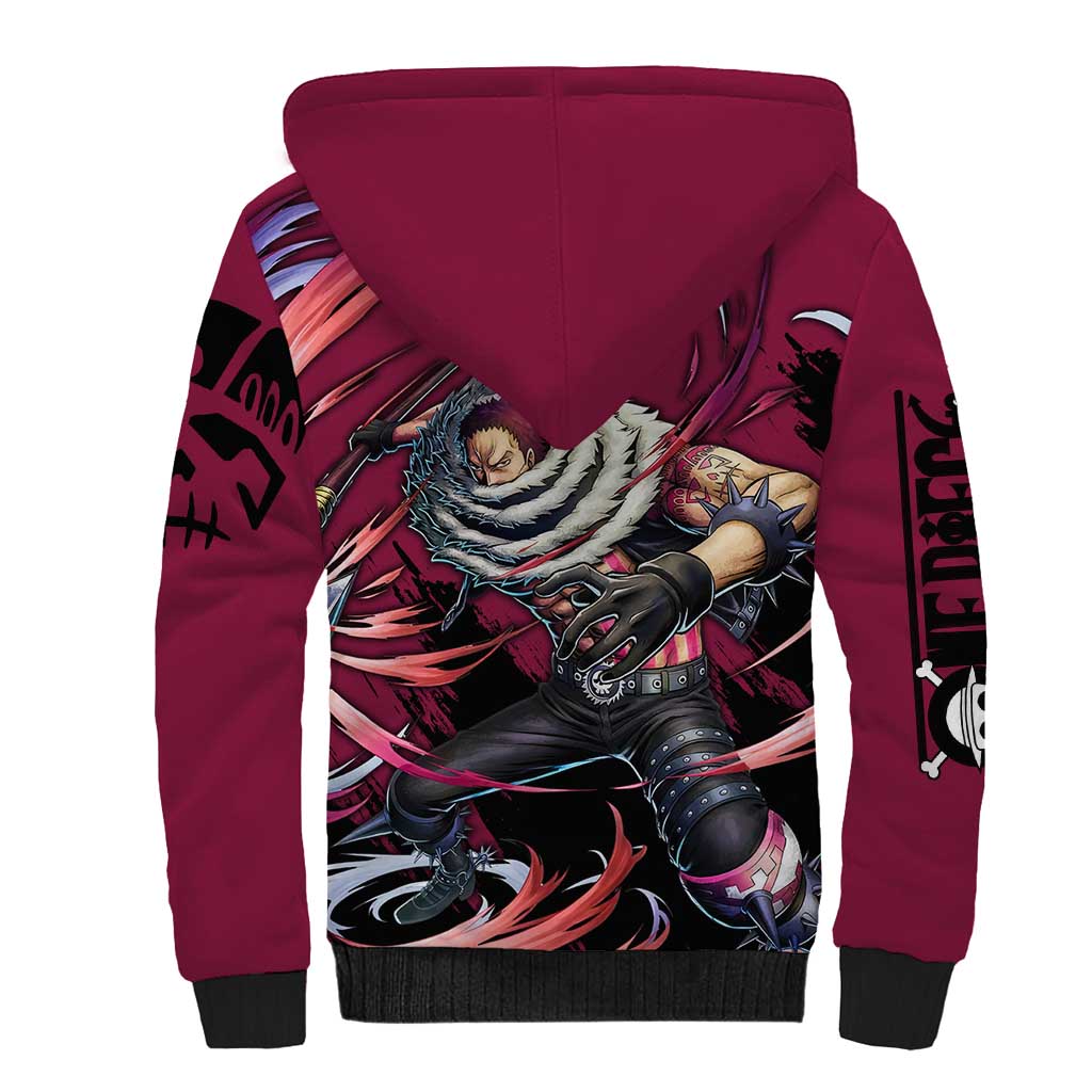 Charlotte Katakuri - One Piece Sherpa Hoodie Anime Style