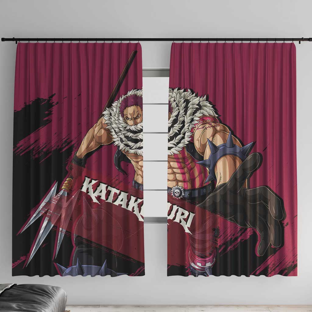 Charlotte Katakuri - One Piece Window Curtain Anime Style
