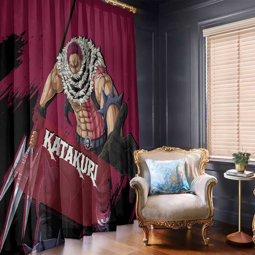 Charlotte Katakuri - One Piece Window Curtain Anime Style