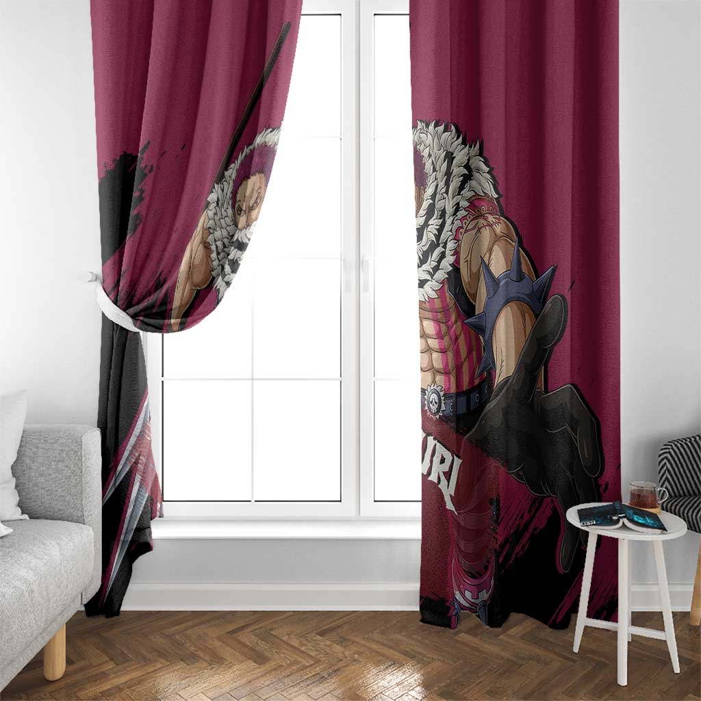 Charlotte Katakuri - One Piece Window Curtain Anime Style