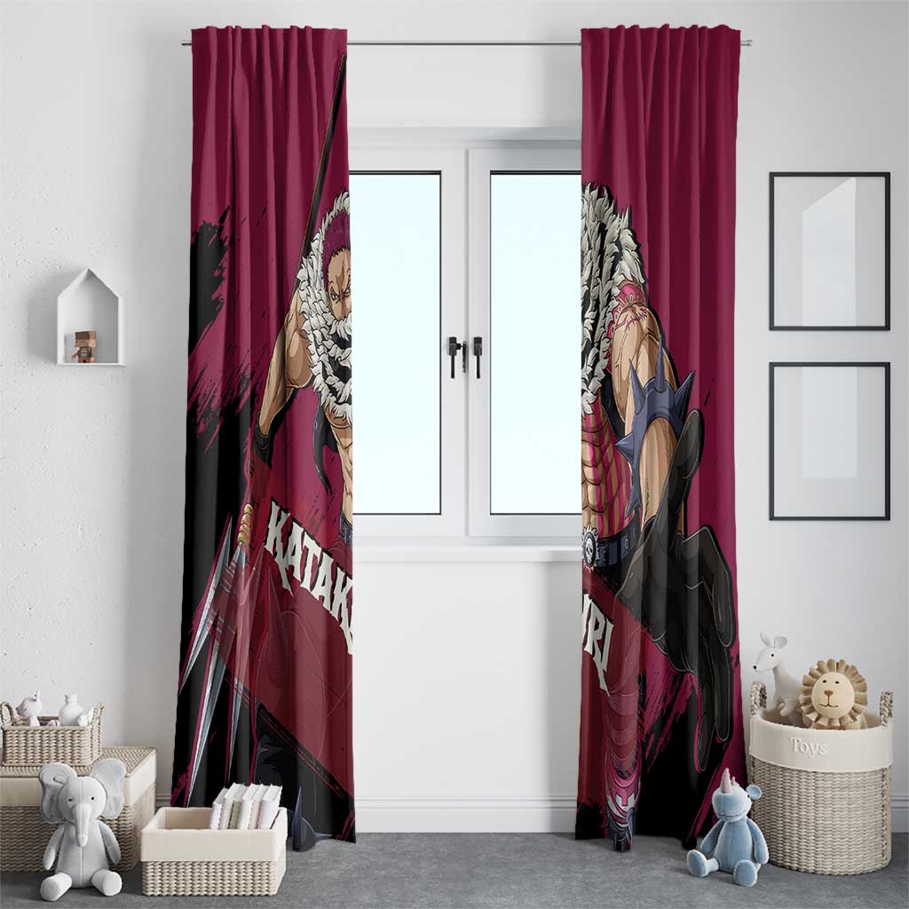 Charlotte Katakuri - One Piece Window Curtain Anime Style