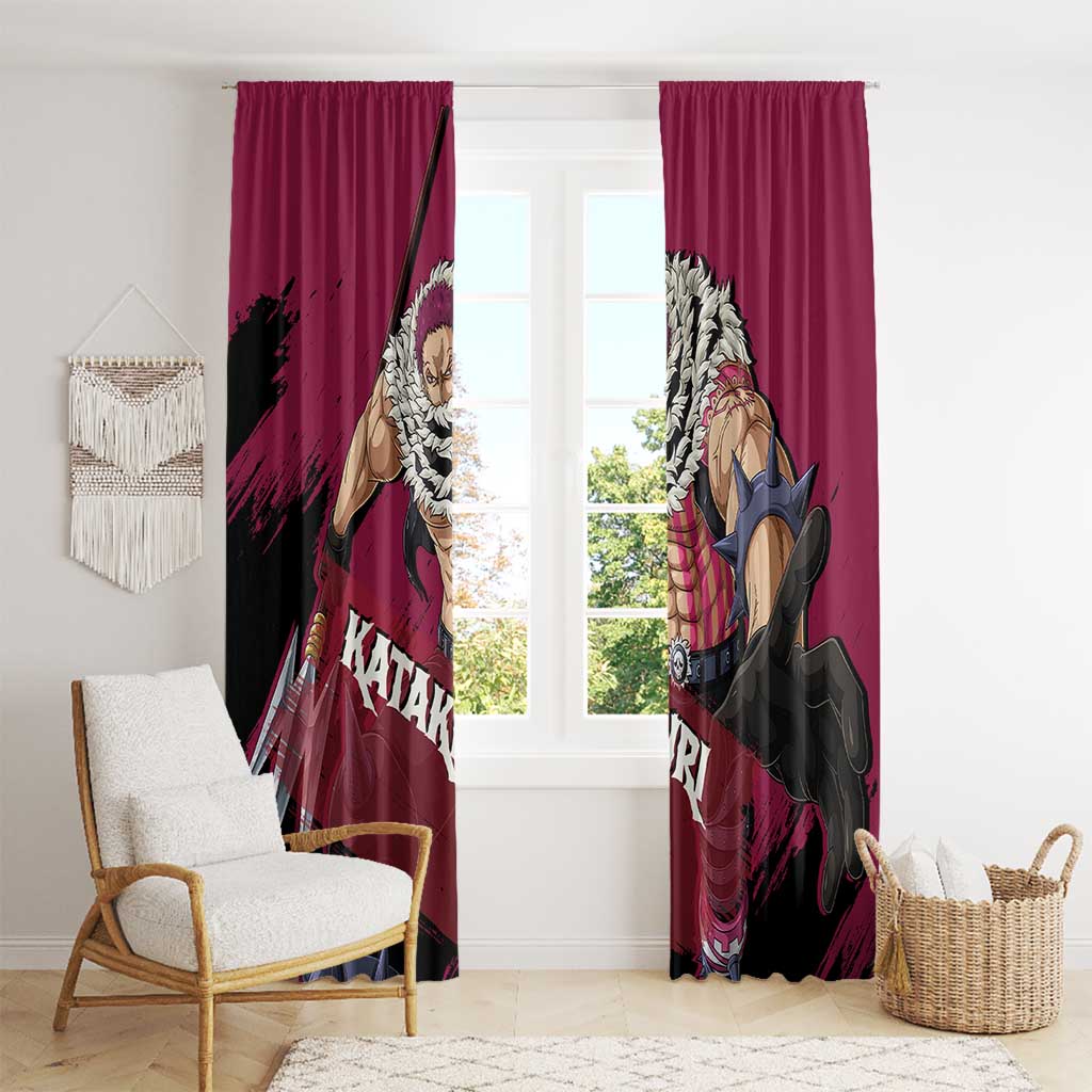 Charlotte Katakuri - One Piece Window Curtain Anime Style