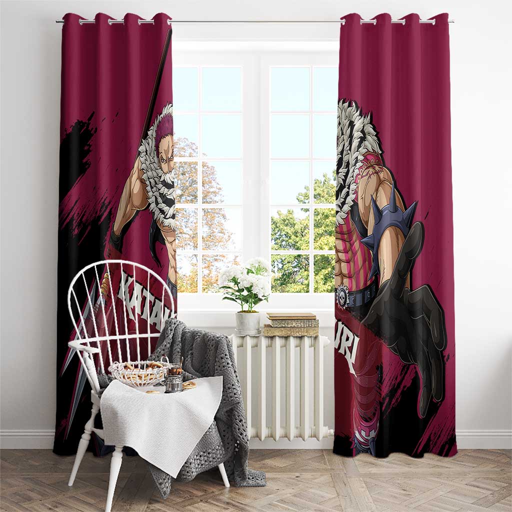 Charlotte Katakuri - One Piece Window Curtain Anime Style