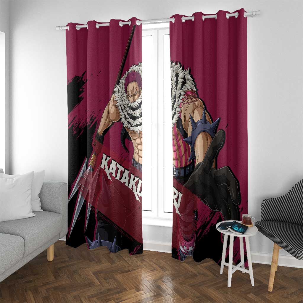 Charlotte Katakuri - One Piece Window Curtain Anime Style