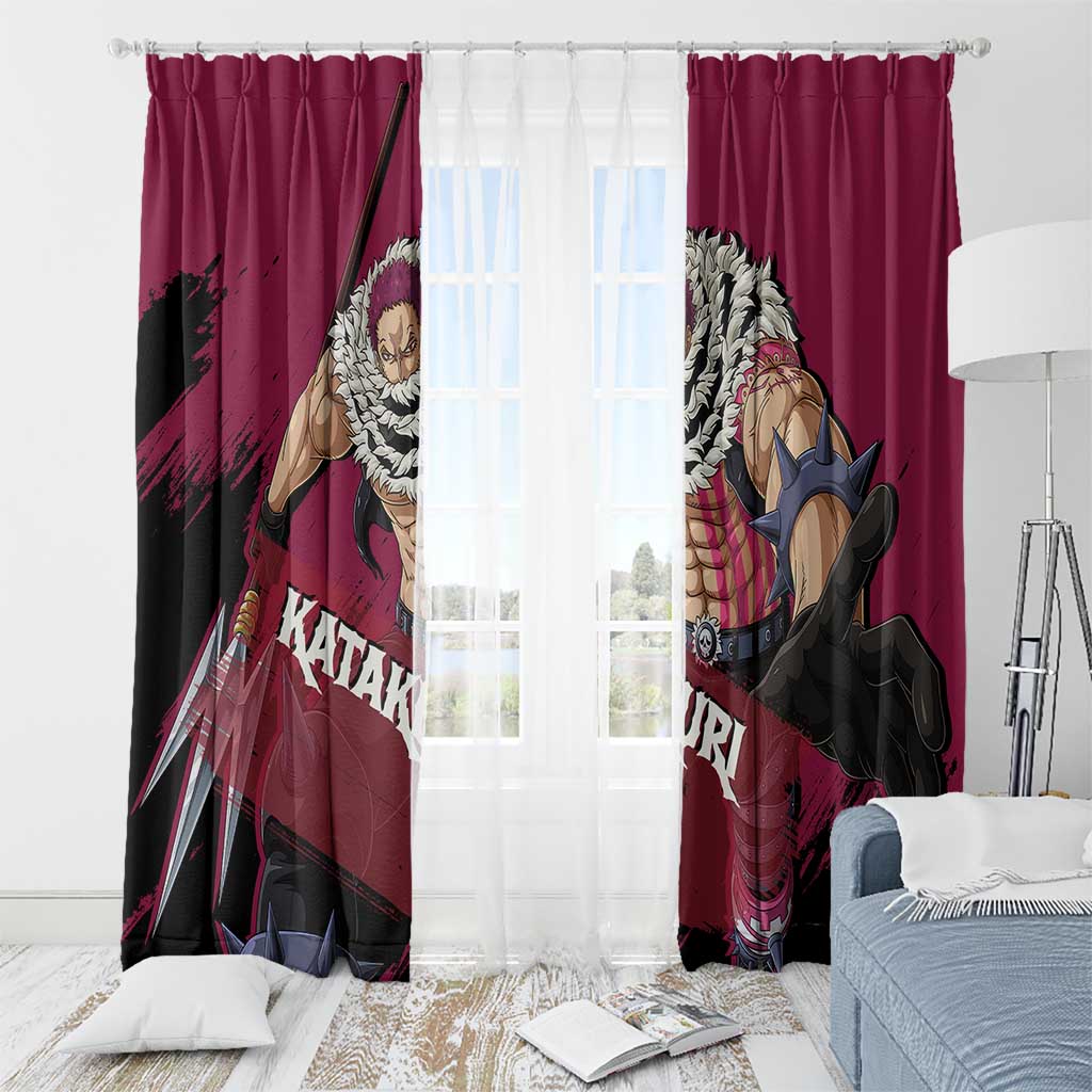 Charlotte Katakuri - One Piece Window Curtain Anime Style