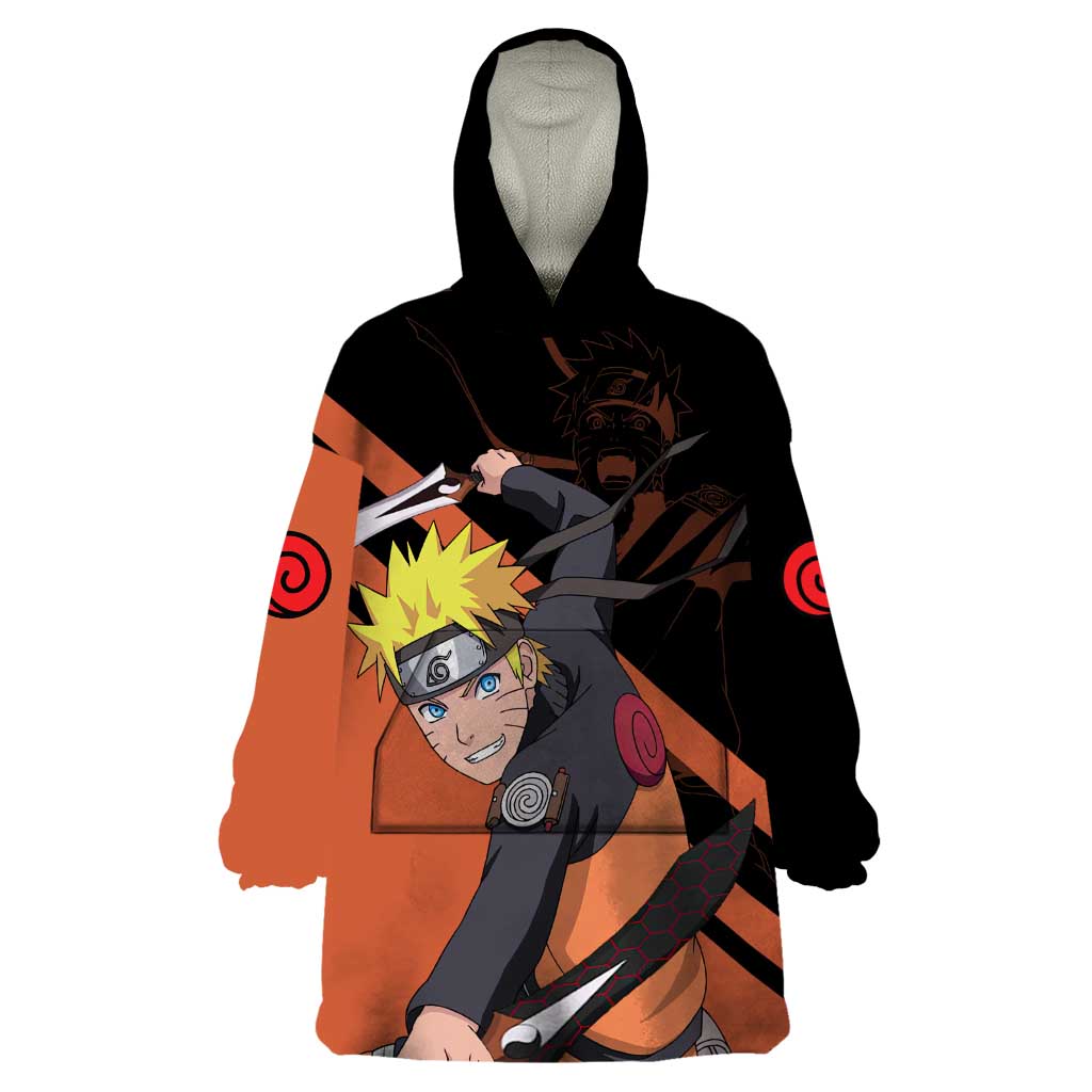 Uzumaki - Naruto Wearable Blanket Hoodie Anime Style