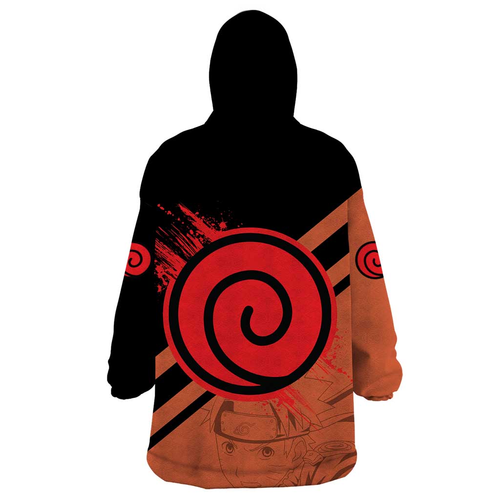 Uzumaki - Naruto Wearable Blanket Hoodie Anime Style