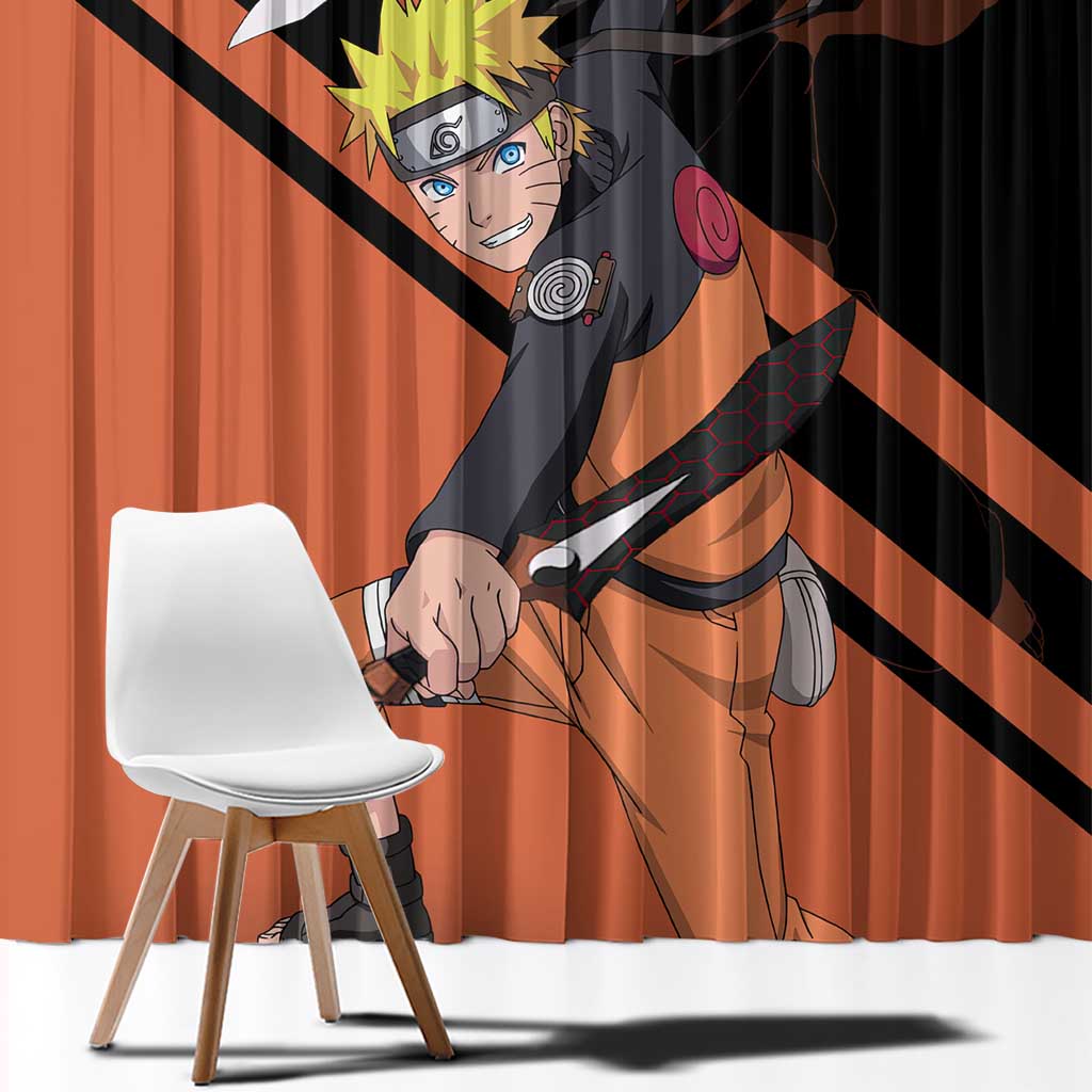 Uzumaki - Naruto Window Curtain Anime Style