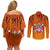 Portgas D. Ace - One Piece Couples Matching Off Shoulder Short Dress and Long Sleeve Button Shirt Anime Style