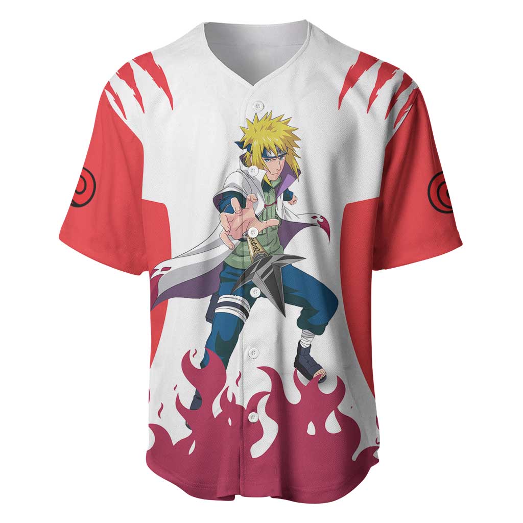 Minato Namikaze - Naruto Baseball Jersey Anime Style