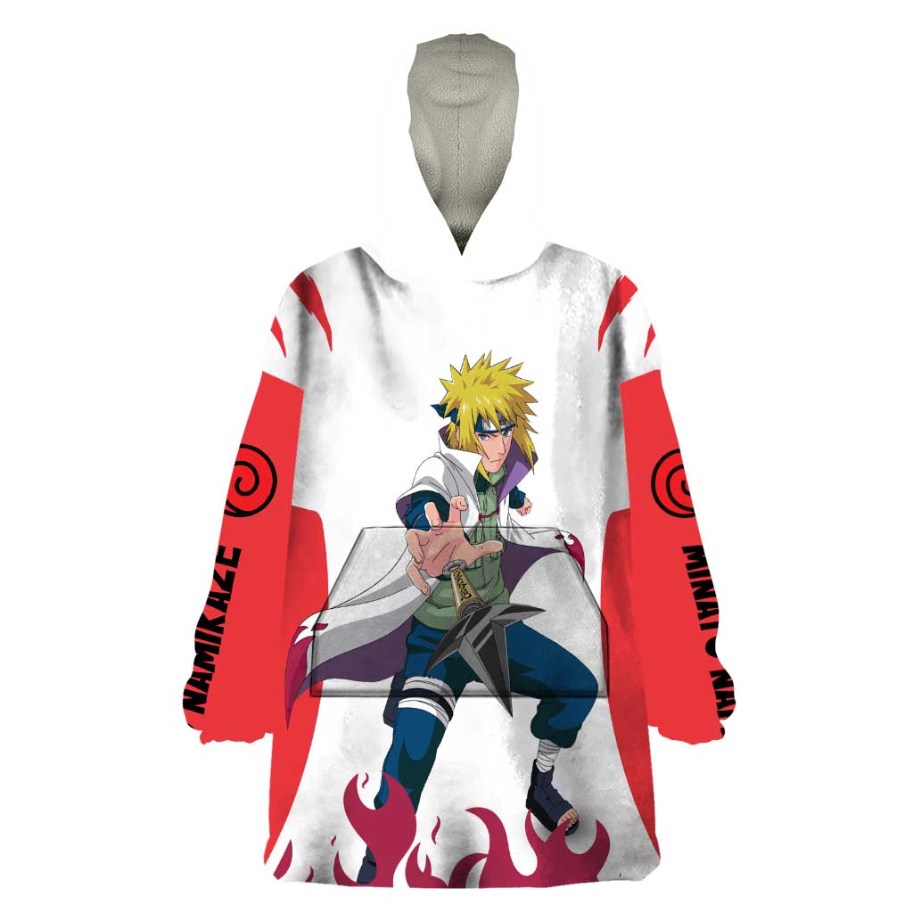 Minato Namikaze - Naruto Wearable Blanket Hoodie Anime Style