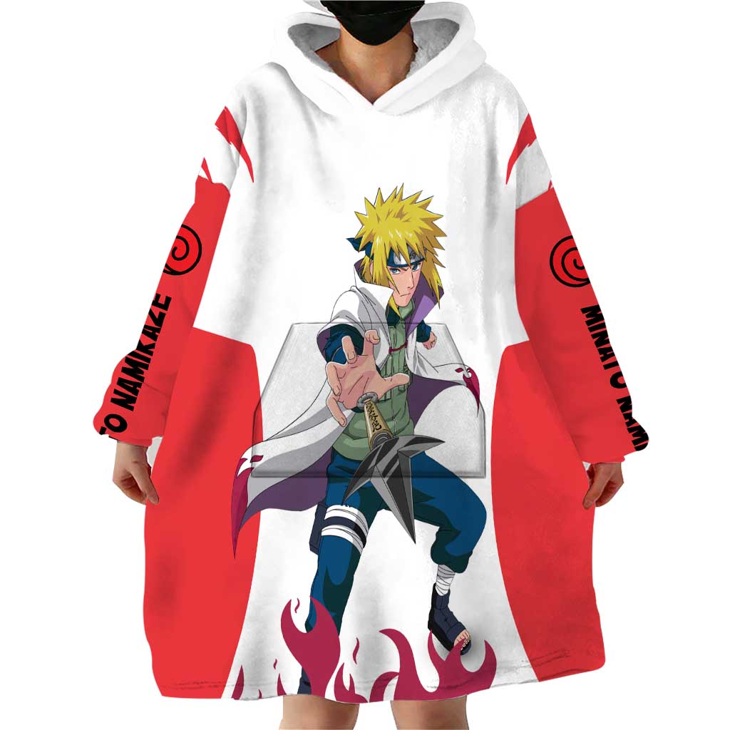 Minato Namikaze - Naruto Wearable Blanket Hoodie Anime Style