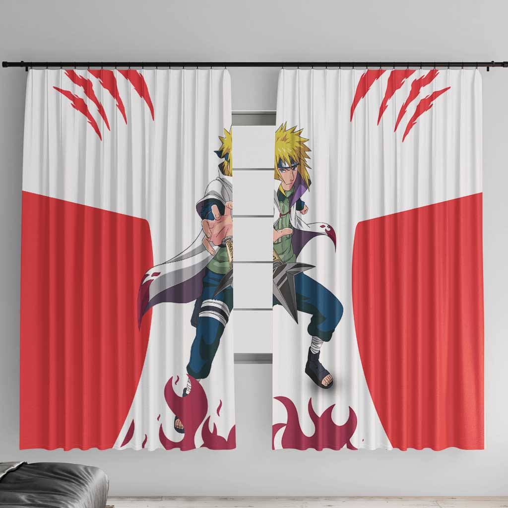Minato Namikaze - Naruto Window Curtain Anime Style