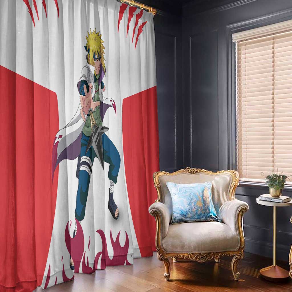 Minato Namikaze - Naruto Window Curtain Anime Style