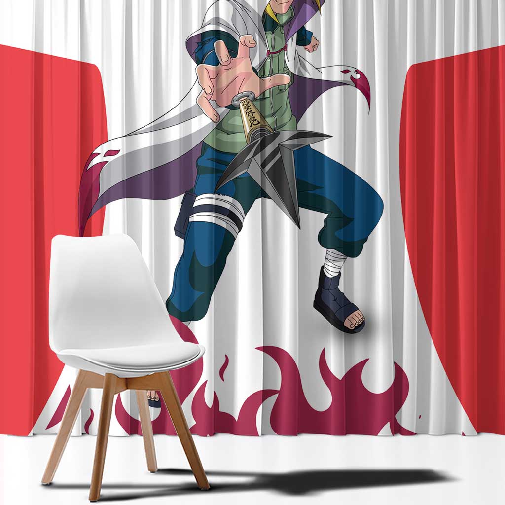 Minato Namikaze - Naruto Window Curtain Anime Style